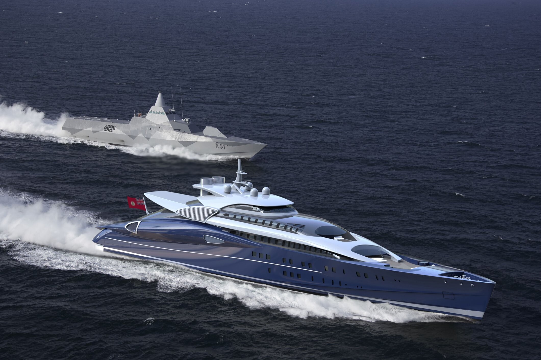 100m Fast Luxury Motor Yacht From Blohm + Voss. | Superyachts.com