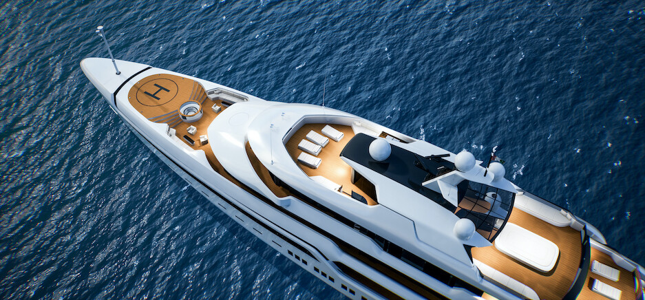 The New 80m B.AHEAD Concept From Messerschmitt Yacht Design ...